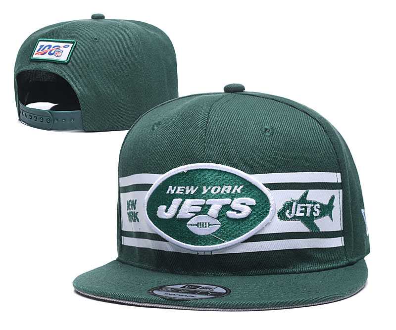 New York Jets Team Logo Adjustable Hat YD (4)